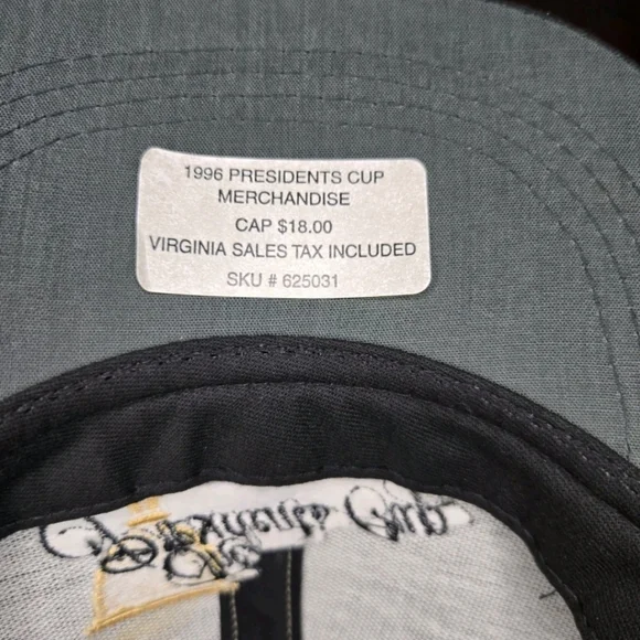 VINTAGE USGA MEMBER PRESIDENTS CUP 1996GOLF HAT Green PGA TOUR Gift RTJ